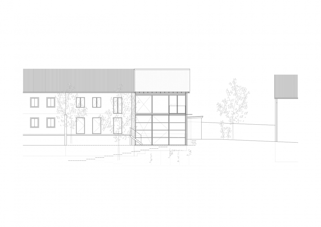 Südfassade im Garten - Aretz Dürr Architektur Köln