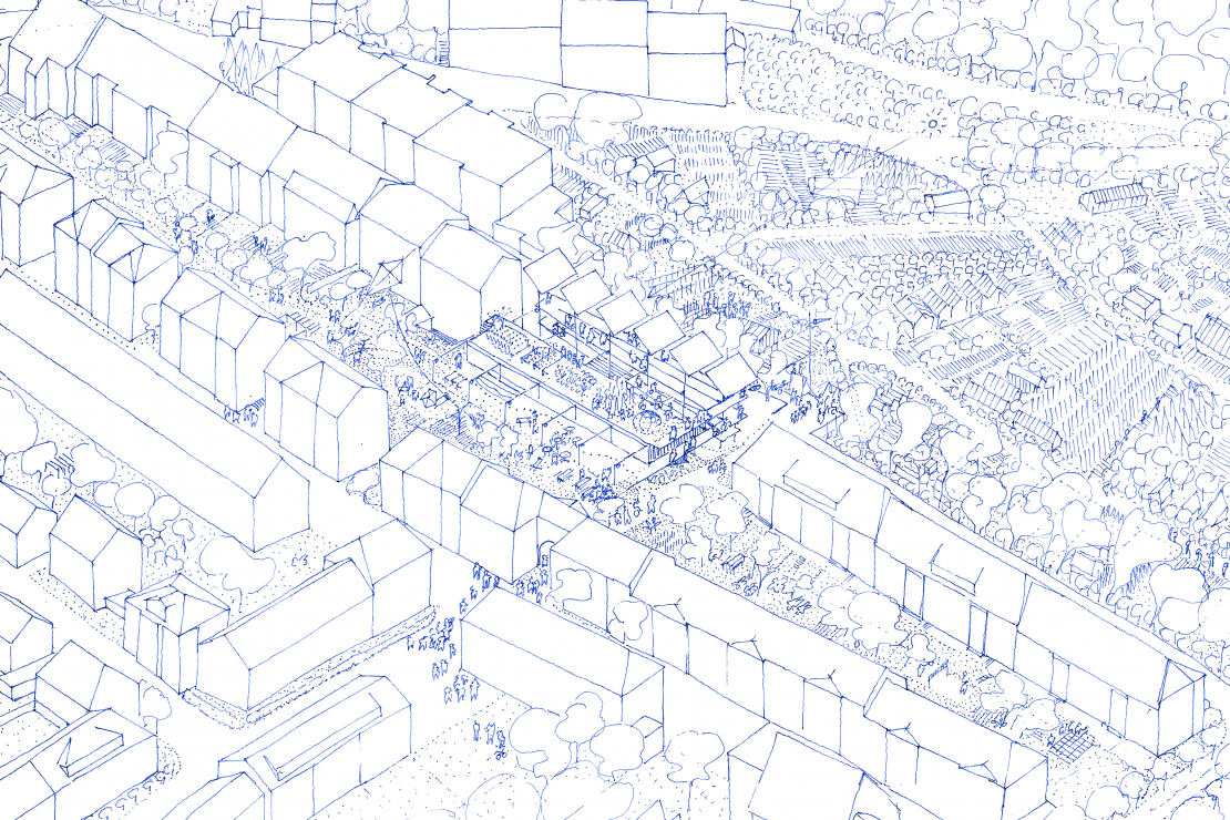Isometrie - Honswerkstatt Remscheid - Aretz Dürr Architektur Köln