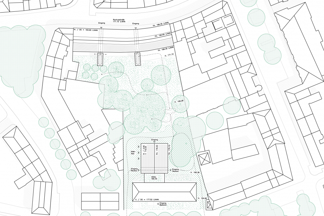 Lageplan - Einfach Bauen Aachen - Aretz Dürr Architektur Köln