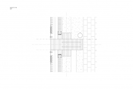 Detailschnitt - Halle S // 46 in Altenkirchen - Aretz Dürr Architektur BDA Köln 