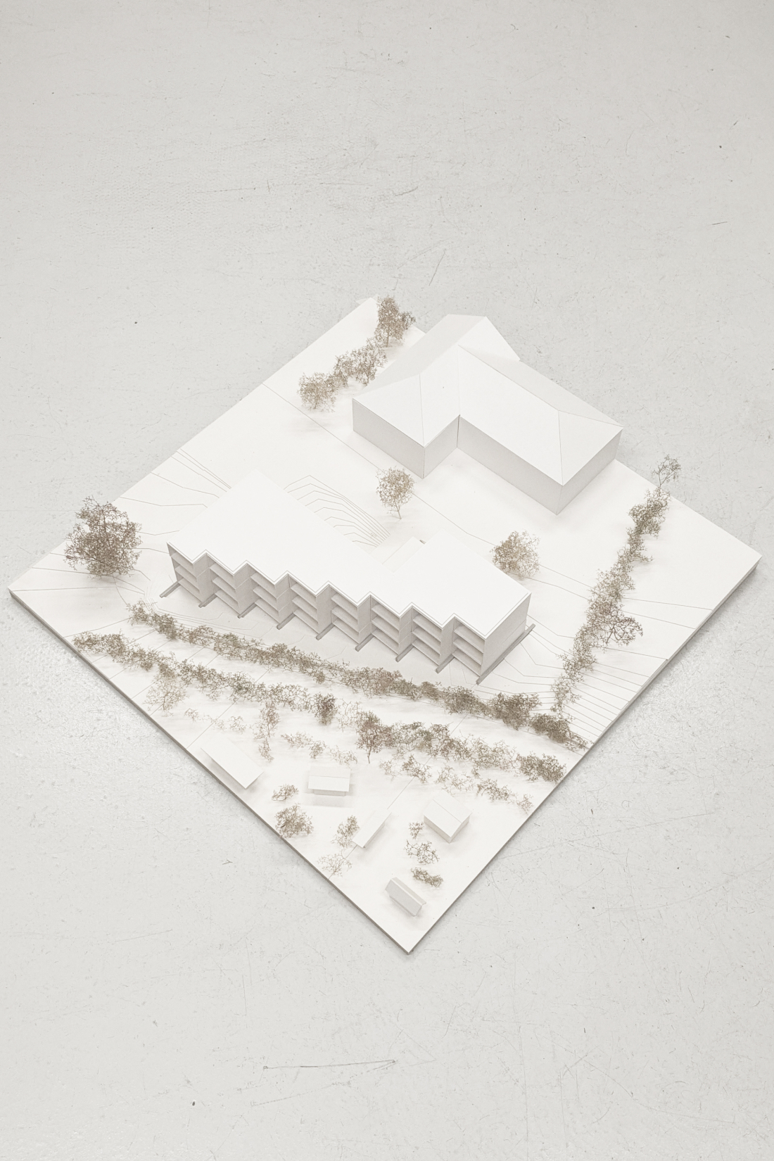 Modellfoto 05 - Wohnen N // 33 Aachen - Aretz Dürr Architektur BDA Köln 