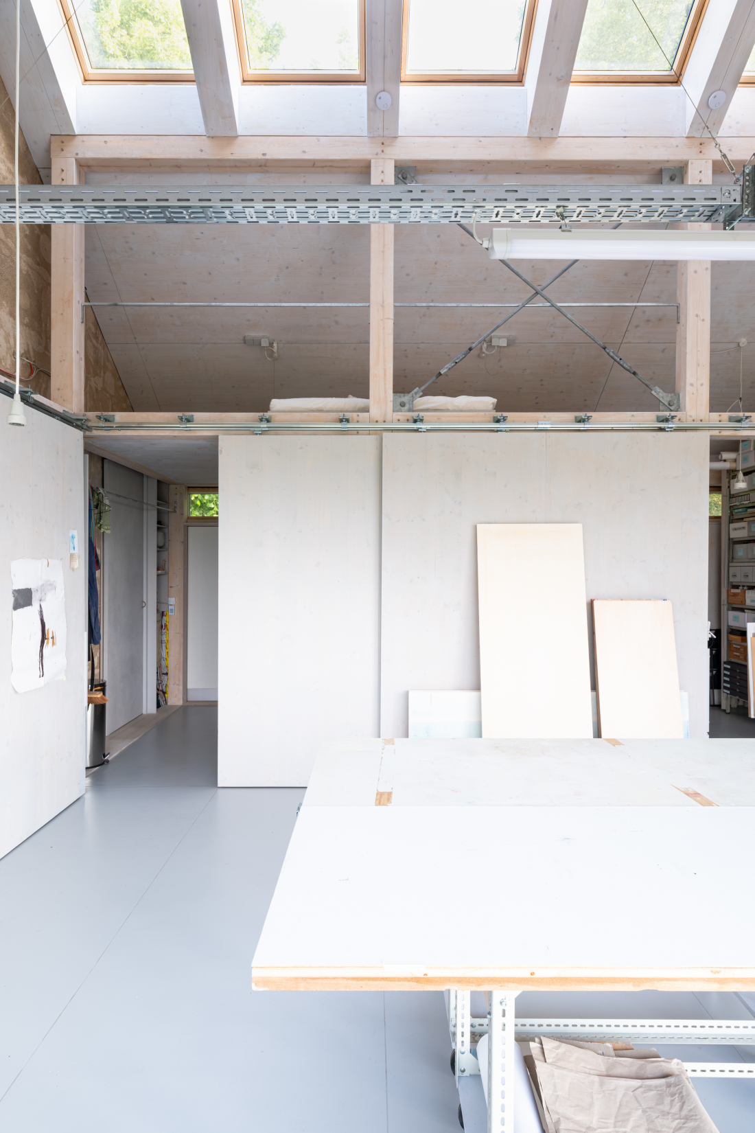 Atelier Holzbau mit Oberlichtern - Aretz Dürr Architektur Köln