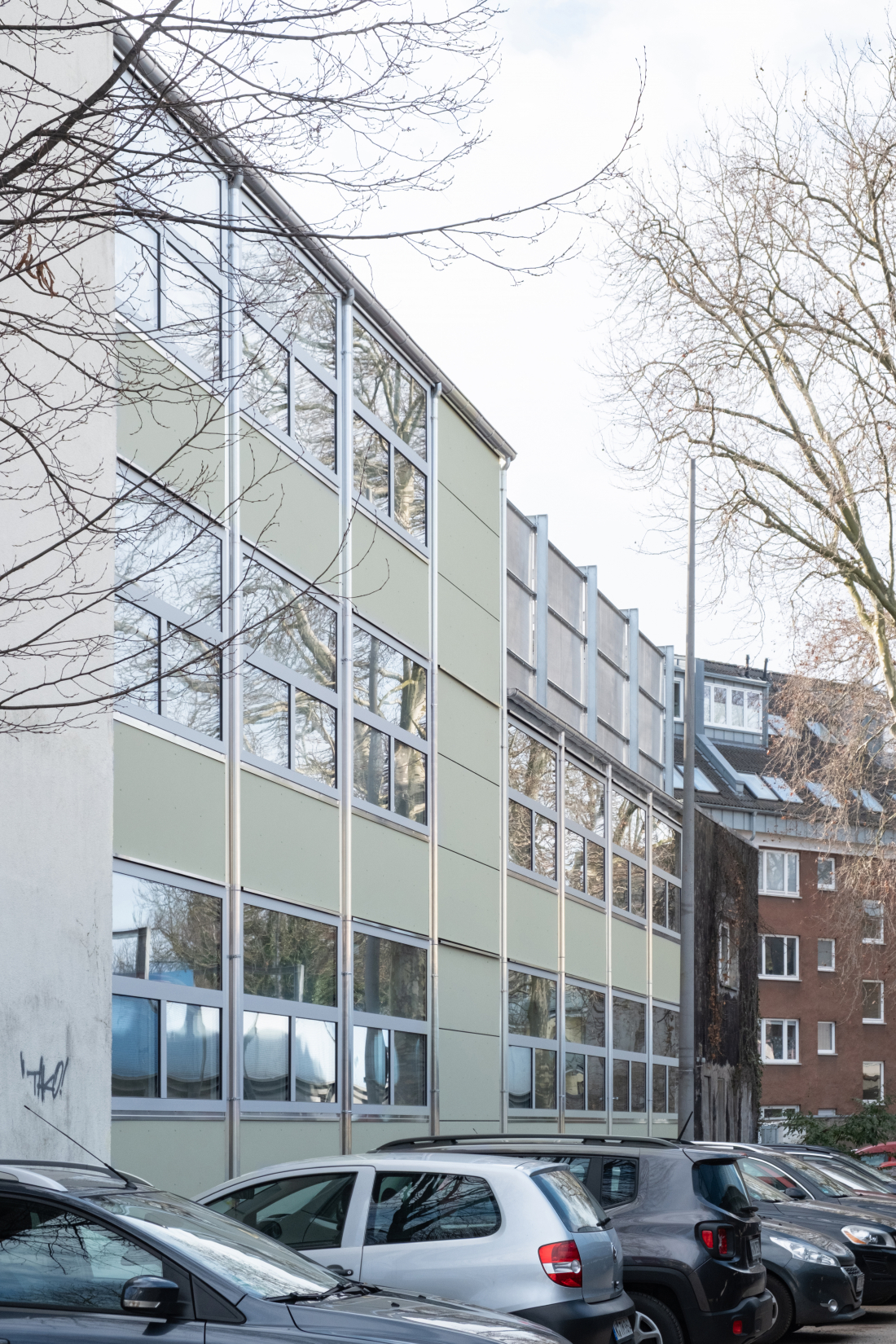 Holzmodulbau Fassade Baulücke - Aretz Dürr Architektur Köln