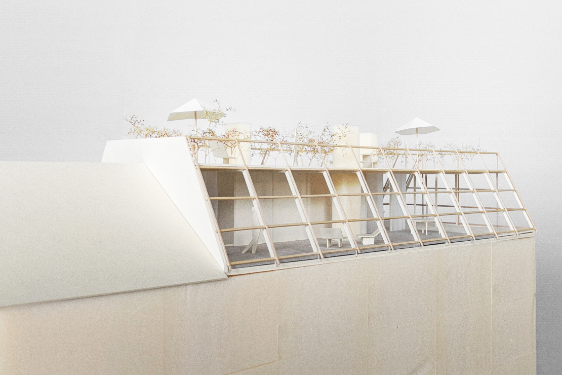 Modellfoto Aufstockung - Aufstockung S // 39 Köln - Aretz Dürr Architektur BDA Köln 