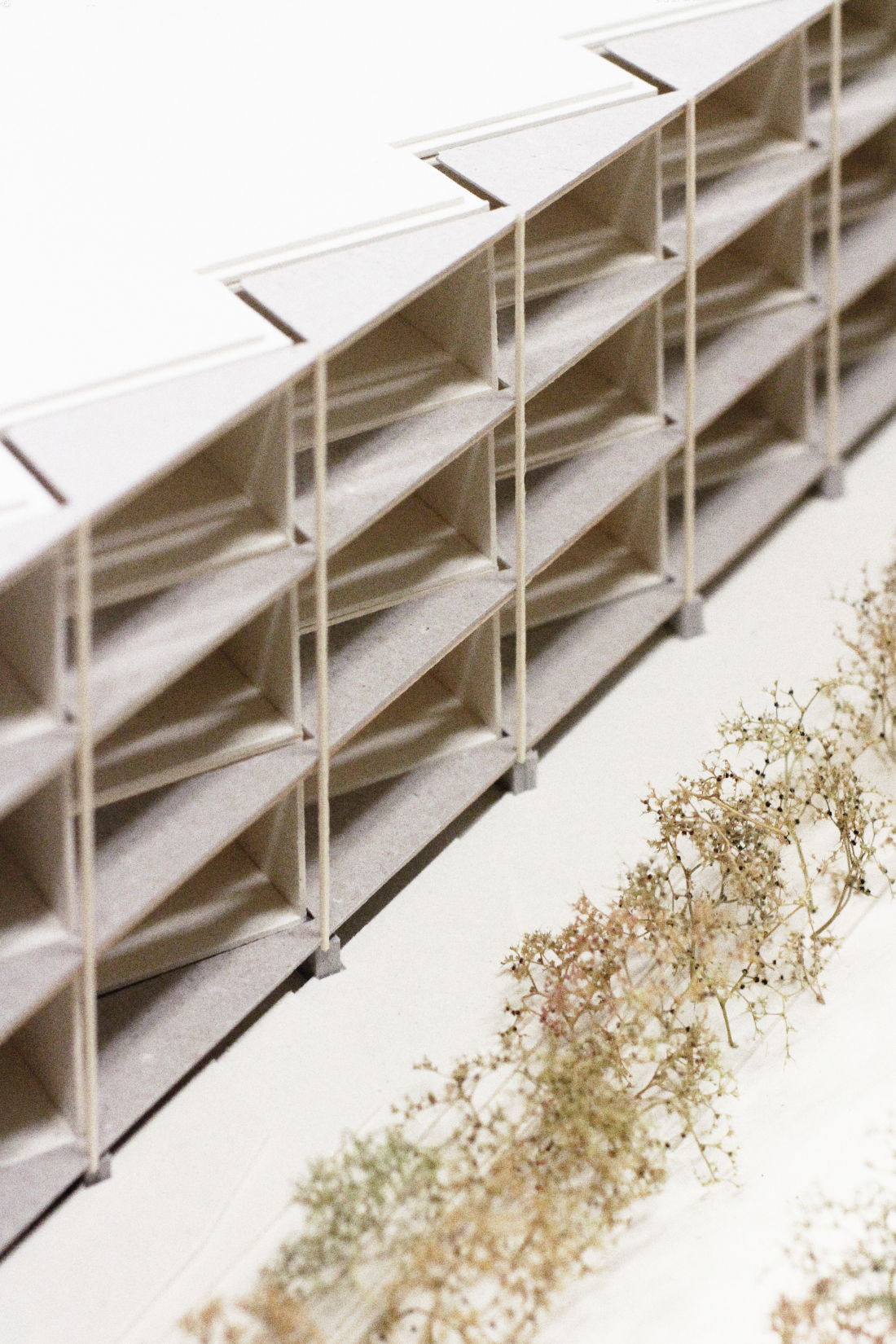 Modellfoto Fassade - Wohnen N // 33 Aachen - Aretz Dürr Architektur BDA Köln 