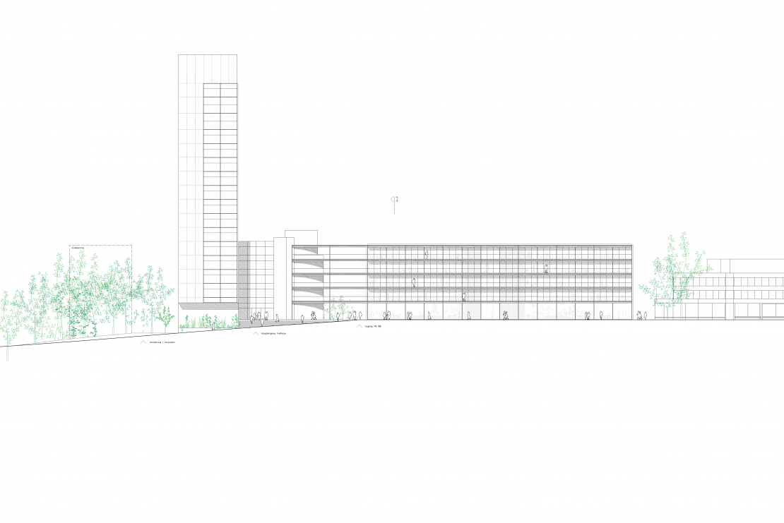 Ansicht Moltkestraße - Aretz Dürr Architektur Köln