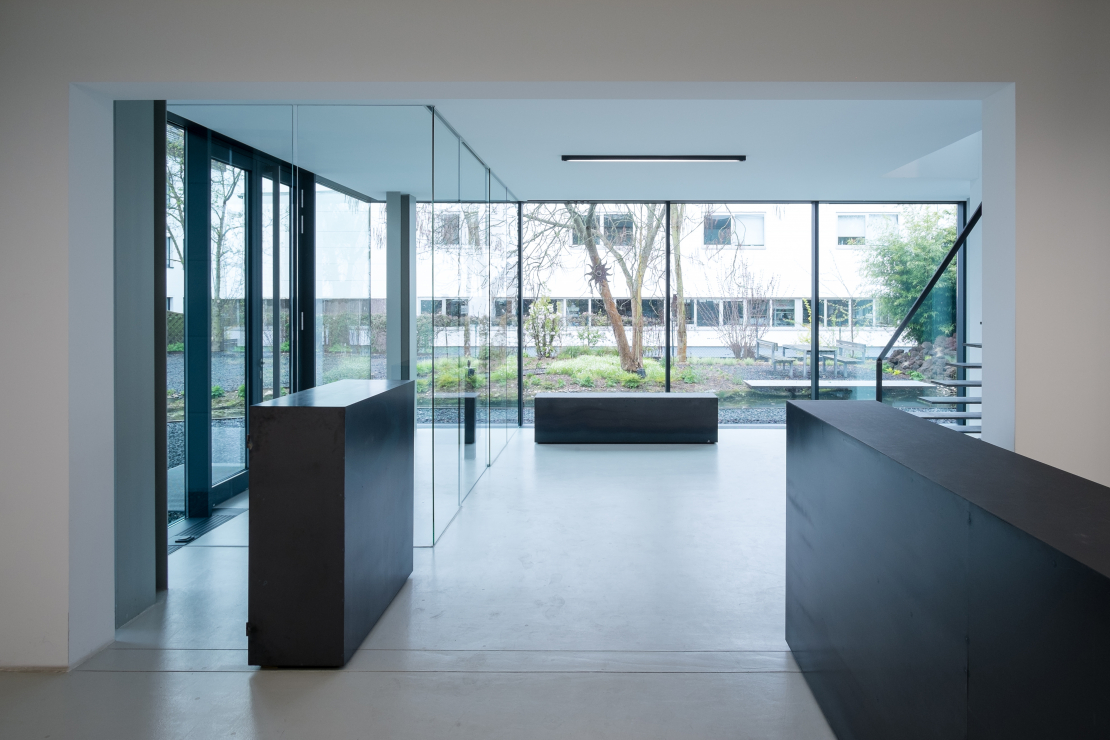 Empfang im Verwaltungsbau in Krefeld - Aretz Dürr Architektur Köln
