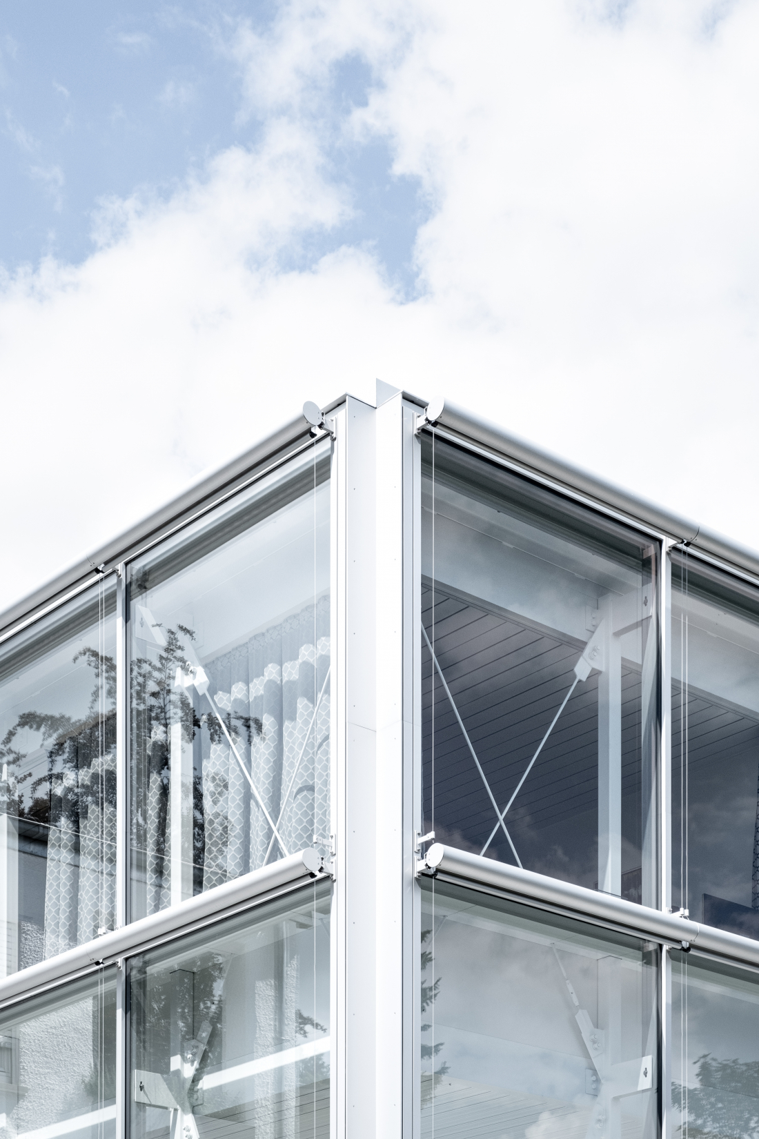 Fassadenecke Wohnhaus in Biberach - Aretz Dürr Architektur Köln