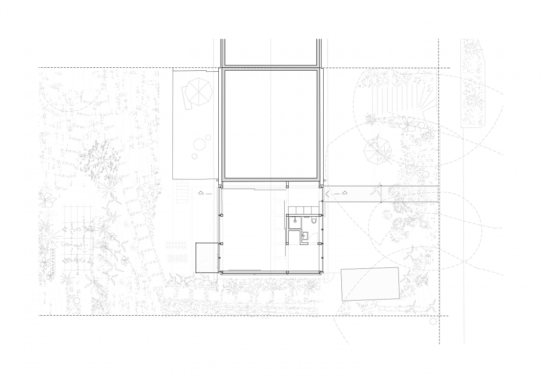 Grundriss autarke Wohneinheit Atelier - Aretz Dürr Architektur Köln