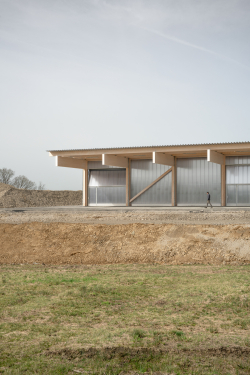Holzbau Lager- und Produktionshalle im Westerwald - Aretz Dürr Architektur Köln