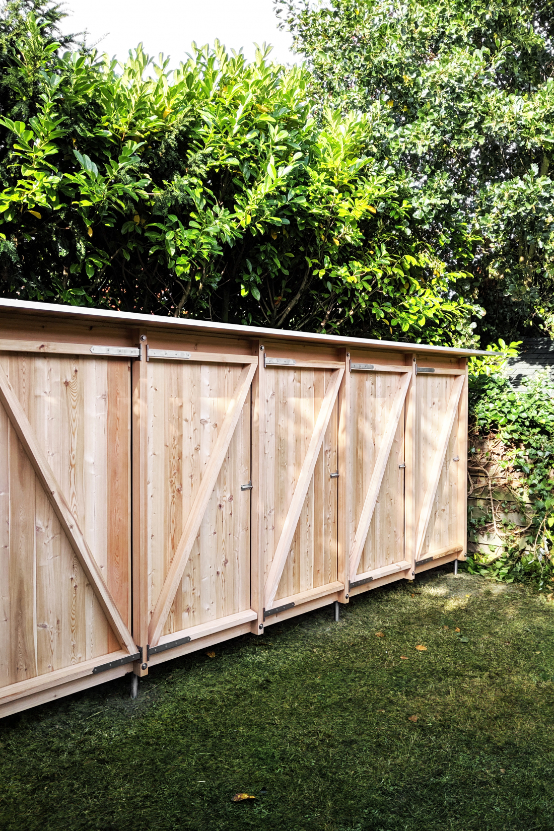 Schrägansicht Gartenhaus Bos en Duin - Aretz Dürr Architektur Köln