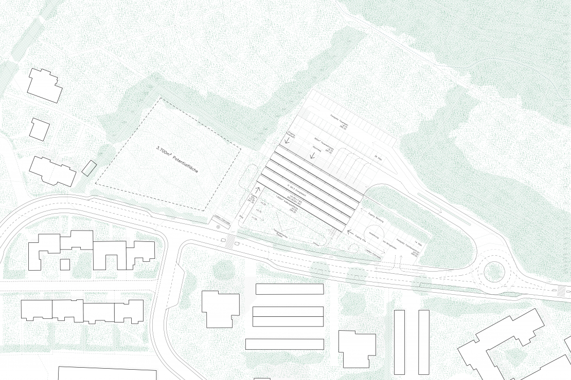 Lageplan Kita und Feuerwehr - Aretz Dürr Architektur Köln