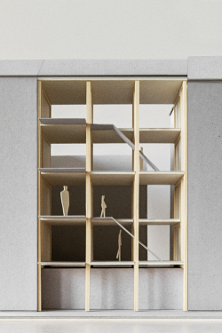 Modellfoto Baulücke Teaser - Baulücke W // 32 Krefeld - Aretz Dürr Architektur BDA Köln 