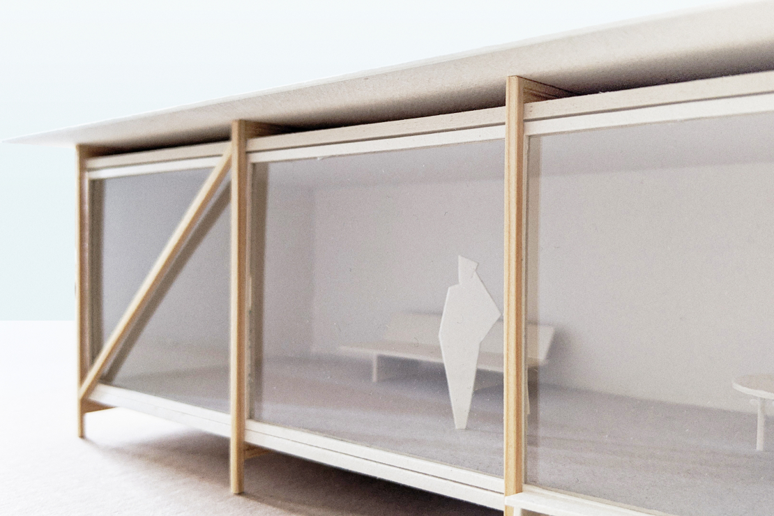 Modellfoto Innenraum - Anbau L // 40 Köln - Aretz Dürr Architektur BDA 