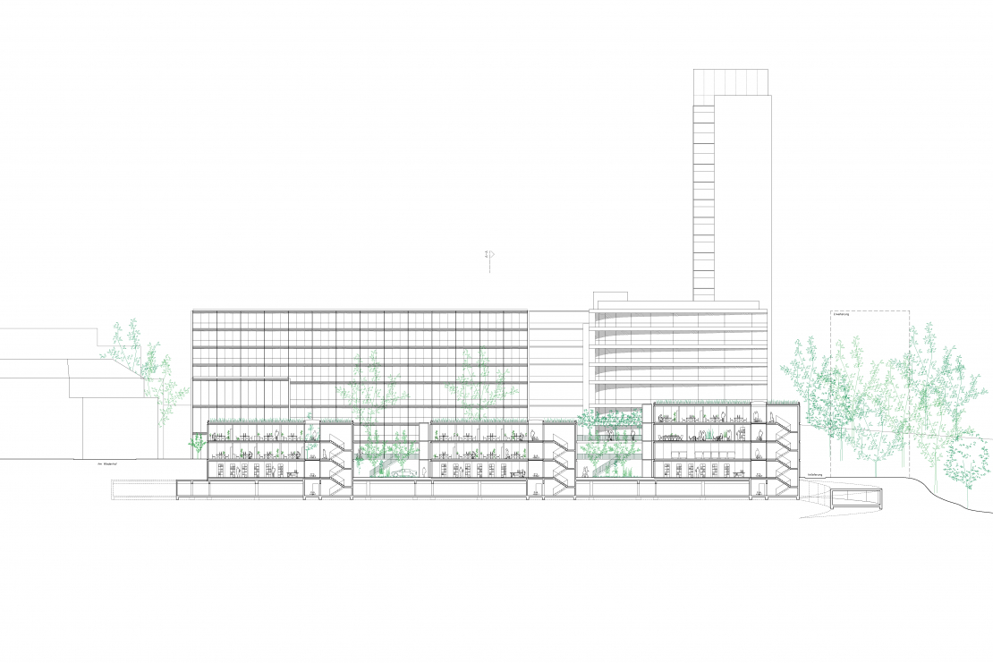 Längsschnitt - Aretz Dürr Architektur Köln