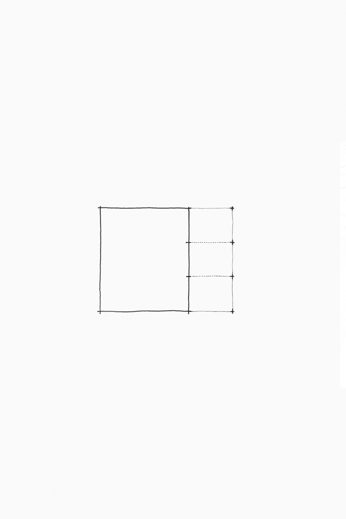 Skizze - Anbau L // 40 Köln - Aretz Dürr Architektur BDA Köln 