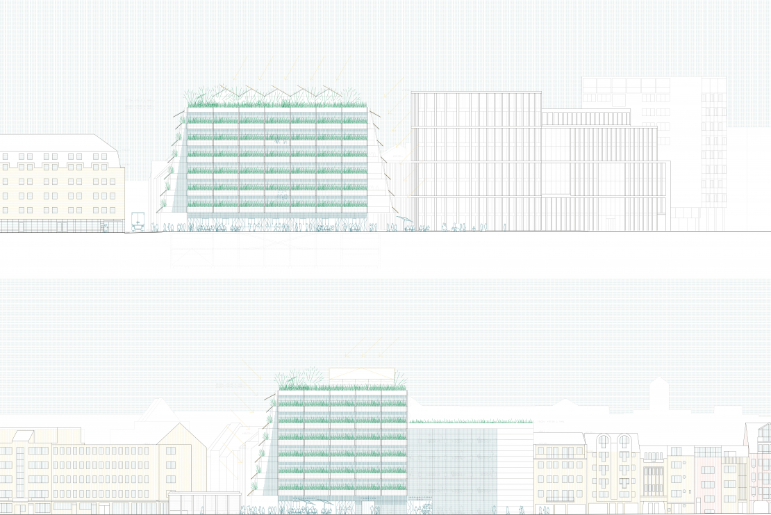 Ansichten - Pandion Officehome - Aretz Dürr Architektur