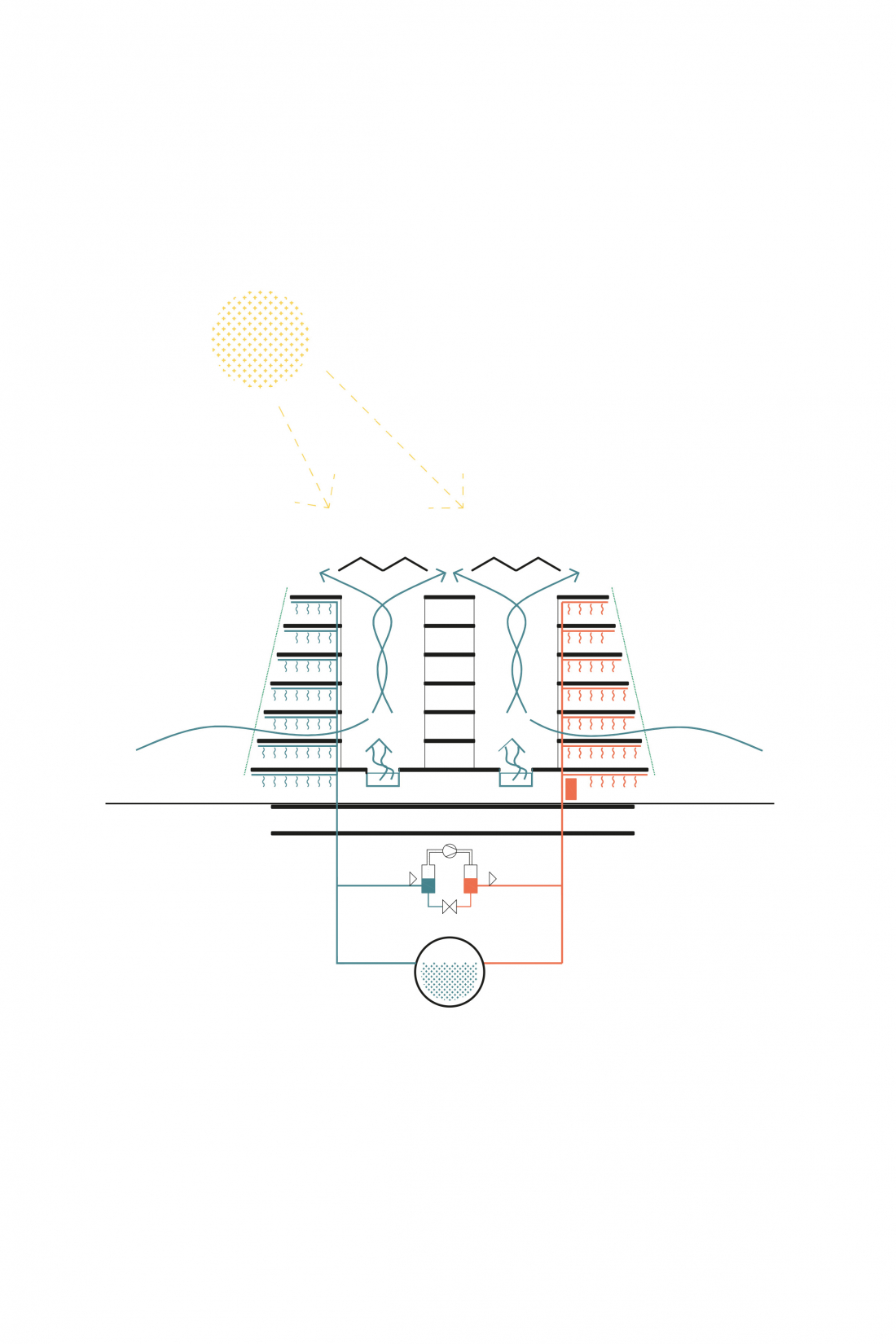 Piktogramm - Pandion Officehome Köln - Aretz Dürr Architektur 