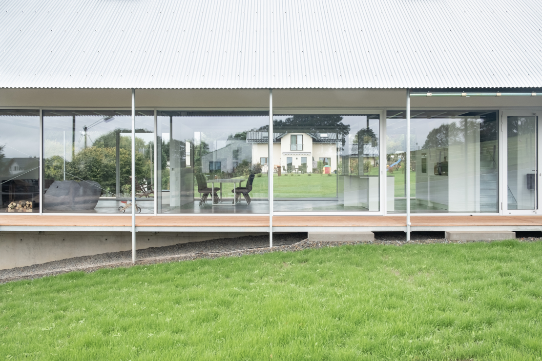 Ostfassade im Wohnhaus in Oberberg - Aretz Dürr Architektur Köln